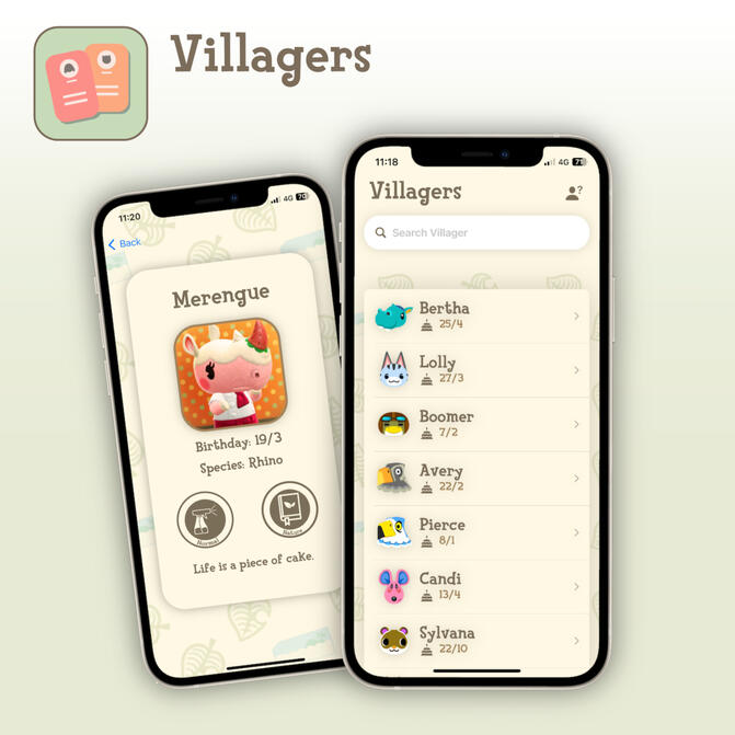 Villagers - Animal Crossing API